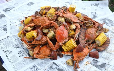 Shrimp, Sausage, Potatoes, Clams, & Crabs – 1