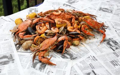 Seafood Boil – Crabs, Shrimp, Clams, Sausage & Potatoes